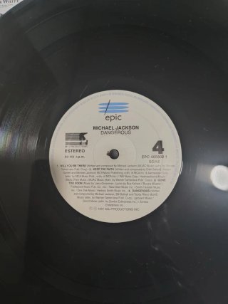 Vinilo Michael Jackson Dangerous. Edición de 1991