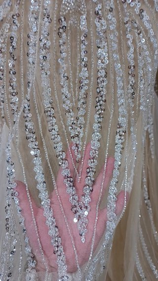 Vestido de Novia  con pedrería