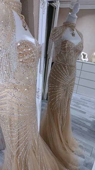 Vestido de Novia  con pedrería