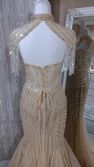 Vestido de Novia  con pedrería