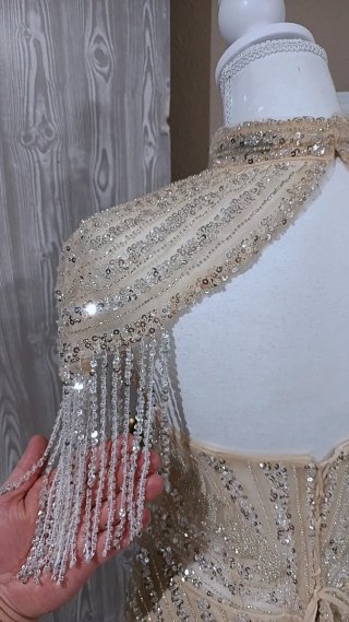 Vestido de Novia  con pedrería