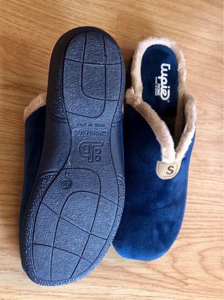 Zapatillas Tupié Casa Destalonadas Azul T.39