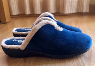 Zapatillas Tupié Casa Destalonadas Azul T.39