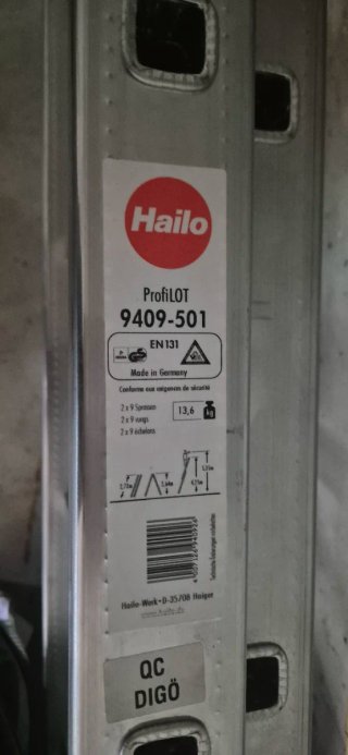 Escalera Hailo ProfiLOT 9409-501