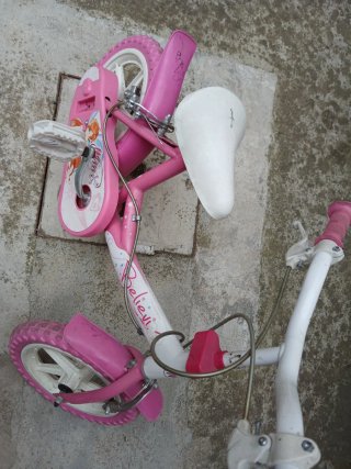 Bicicleta infantil rosa Believe