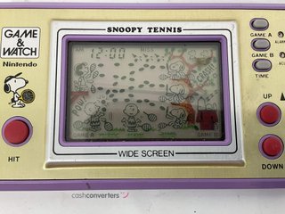nintendo game watch snoopy tennis