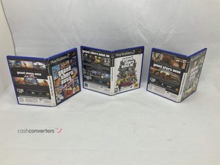 grand theft auto trilogy gta 3 + gta vc + sa ps2