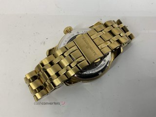 reloj pulsera caballero lanscotte automatico dorado