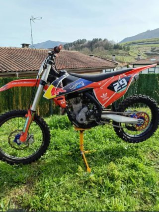 KTM 350 SX-F Motocross Naranja/Roja