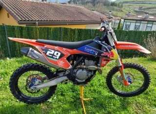 KTM 350 SX-F Motocross Naranja/Roja