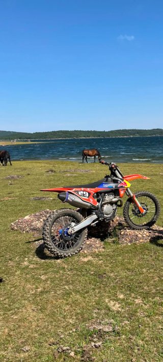 KTM 350 SX-F Motocross Naranja/Roja