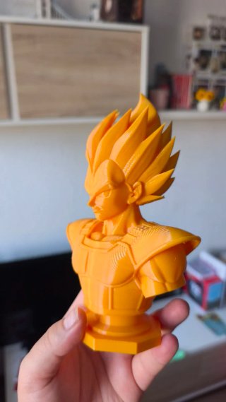 Busto Vegeta Dragon Ball 3D