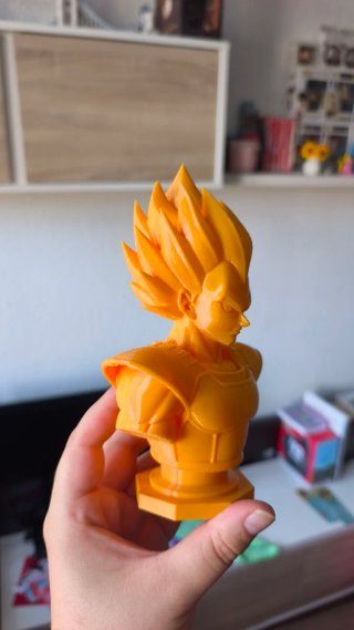 Busto Vegeta Dragon Ball 3D