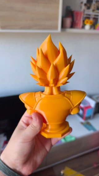 Busto Vegeta Dragon Ball 3D