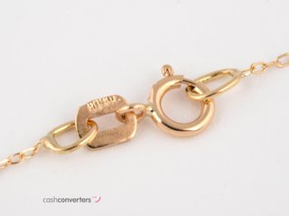 collar oro 18k 22cm