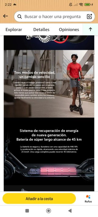 Patinete eléctrico Xiaomi Pro 2 con funda y casco