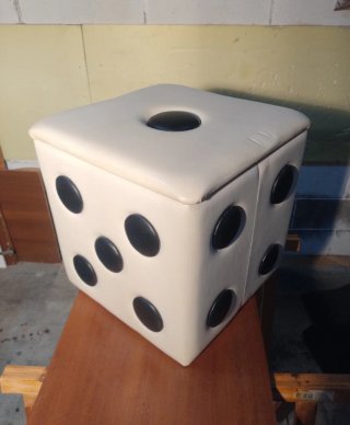 Pouf/Contenitore Vintage