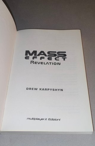 Mass Effect Revelation (ITA) libro prima edizione