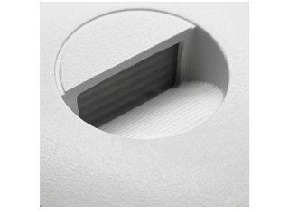 Luz LED Escalera Aluminio 230V 2W