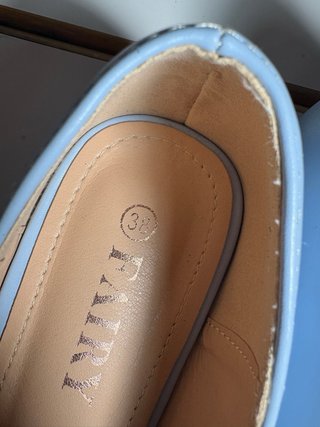Bailarinas azules tachuelas Talla 38