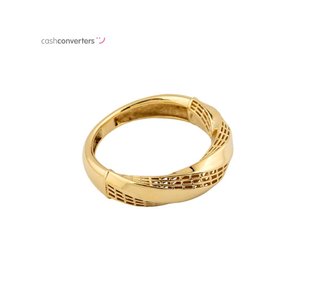 anillo oro 18k con circonita