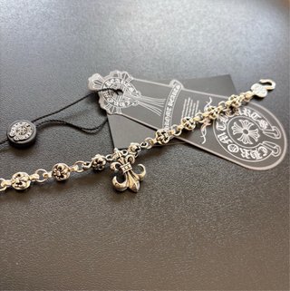 Pulsera Chrome Hearts Fleur de Lis Plata
