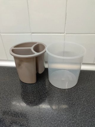 Organizzatore Utensili Cucina Grigio