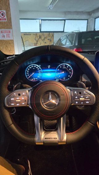 Volante Mercedes-AMG + Airbag + Patilhas (Novo)