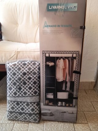 Guardaroba in tessuto smontabile