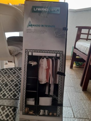 Guardaroba in tessuto smontabile