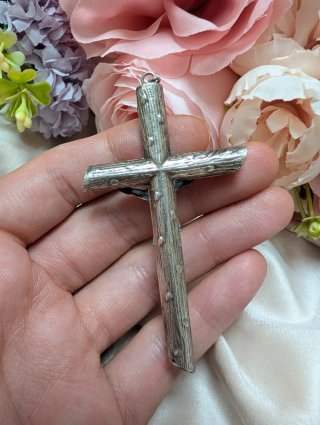 Rosario antiguo de plata
