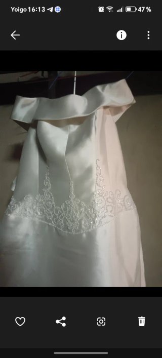 Vestido de Novia Color Crema