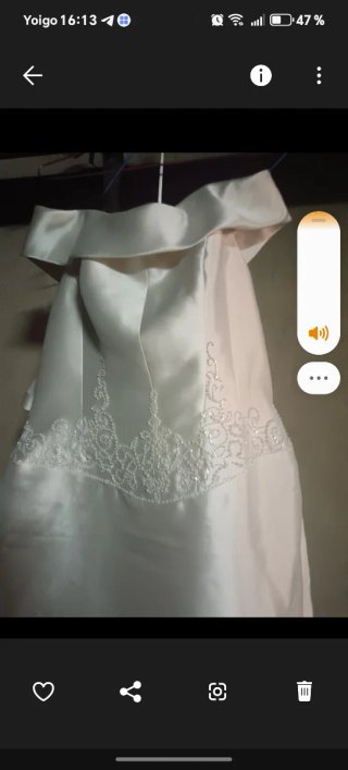 Vestido de Novia Color Crema