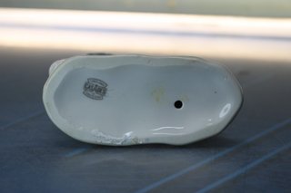 Porcelana Casades: Figura di bambino con torta. Vintage.
