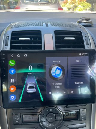 Rádio Toyota Auris Android 14 + GPS + Carplay
