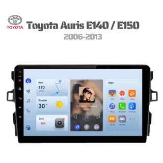 Rádio Toyota Auris Android 14 + GPS + Carplay