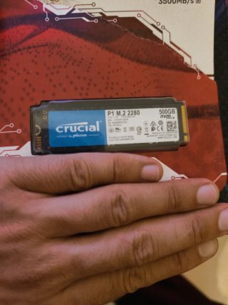 SSD NVMe Crucial P1 M.2 2280 da 500GB