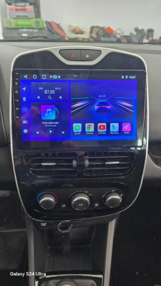Rádio Renault Clio 4 Android 14 + GPS + Carplay