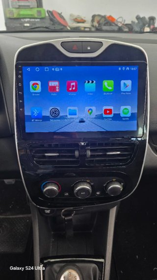 Rádio Renault Clio 4 Android 14 + GPS + Carplay