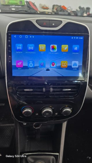 Rádio Renault Clio 4 Android 14 + GPS + Carplay