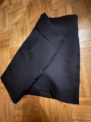 Falda pantalón negra talla M