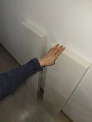 Confezione da 2 mensole IKEA Lack nuove 110x26cm