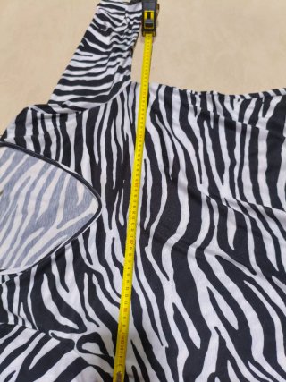 Vestido estampado cebra talla única