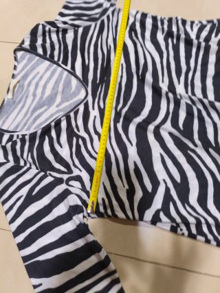 Vestido estampado cebra talla única