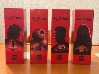 Bottiglie Star Wars Coca-Cola e Tazze Mandalorian