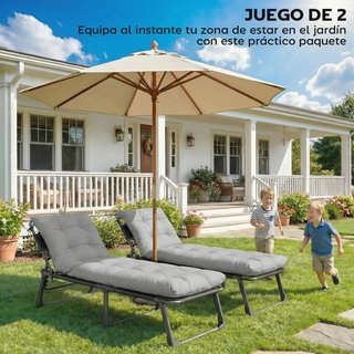 Set di 2 cuscini per sdraio