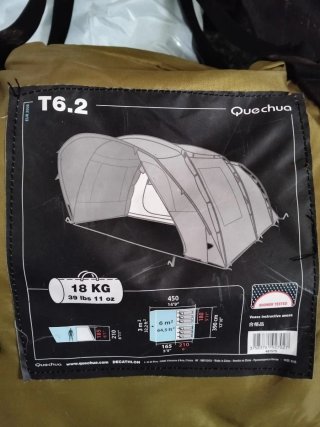 Tienda de campaña Quechua T6.2