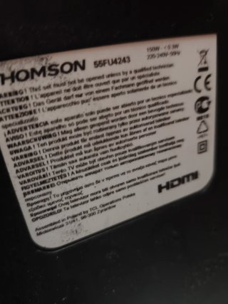Televisor Thomson Negro
