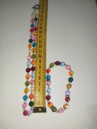 Collar y Pulsera Swarovski Multicolor