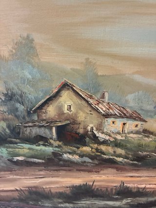 Quadro paesaggio mulini